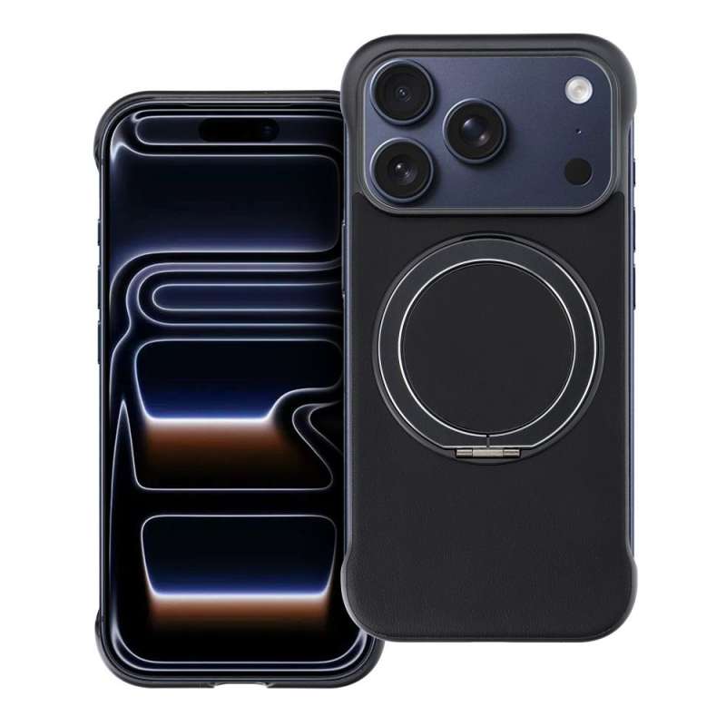 SPOTT-GR Edge Free - Θήκη με Υποστήριξη MagSafe για Apple iPhone 17 σε Μαύρο Χρώμα