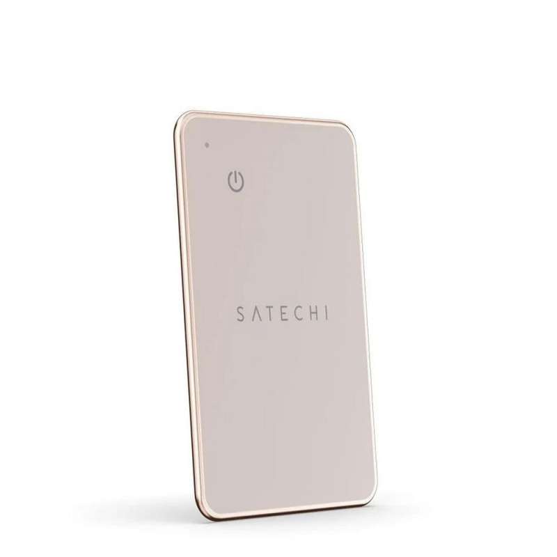 SPOTT-GR Satechi FindAll™ Card - GPS Tracker Συμβατό με Apple Find My με Σχήμα Κάρτας σε Ροζ Χρώμα (ST-LFAWCR)