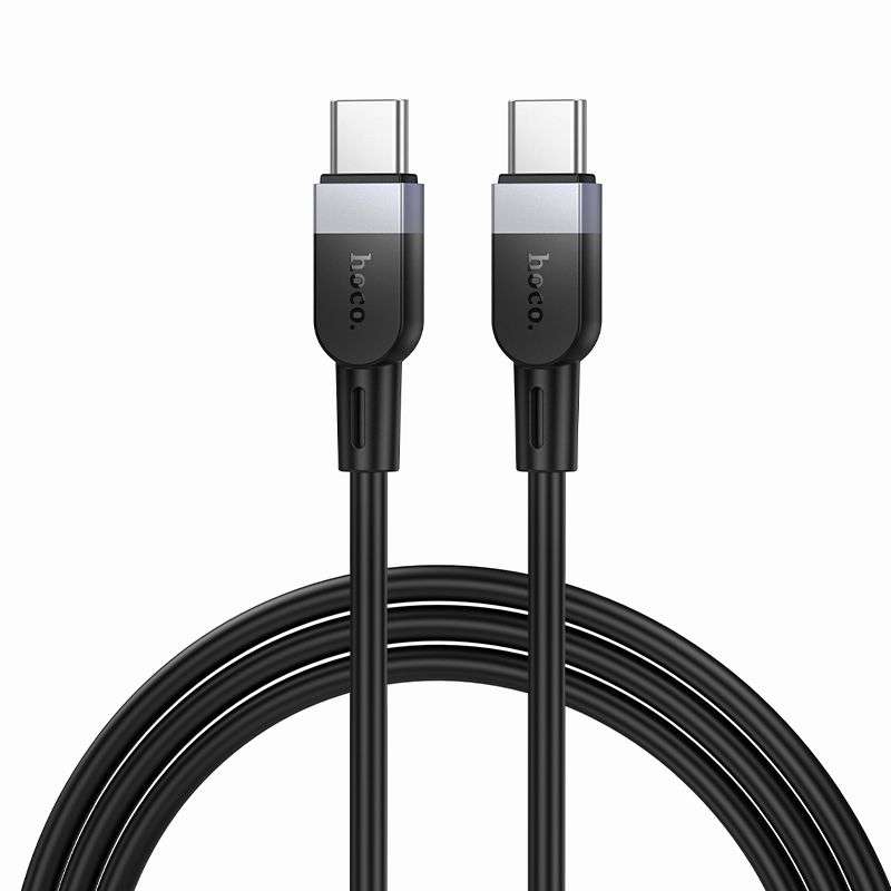 SPOTT-GR Hoco X109 - Καλώδιο Type-C σε Type-C (3A 60W) 1m σε Μαύρο Χρώμα