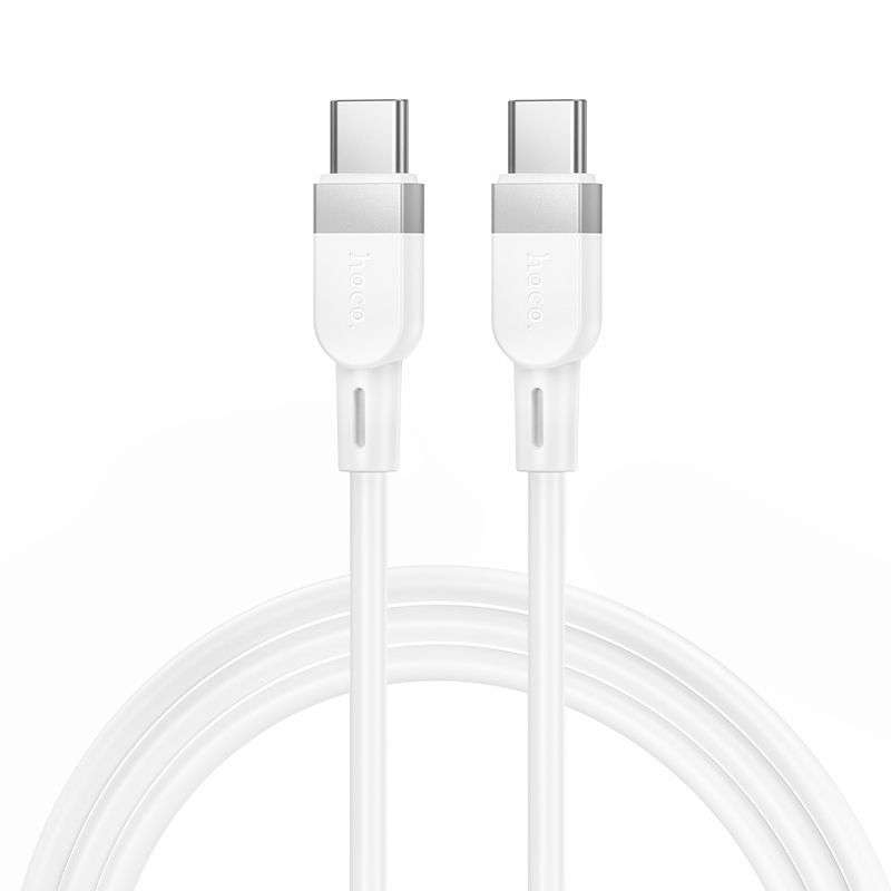 SPOTT-GR Hoco X109 - Καλώδιο Type-C σε Type-C (3A 60W) 1m σε Άσπρο Χρώμα