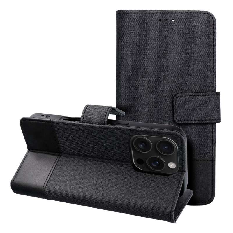 SPOTT-GR Gomma Book Case - Θήκη για Xiaomi Redmi Note 15 5G σε Μαύρο Χρώμα