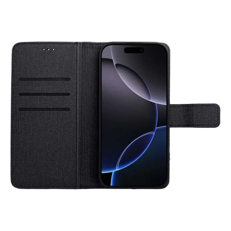SPOTT-GR Gomma Book Case - Θήκη για Xiaomi Redmi Note 15 5G σε Μαύρο Χρώμα