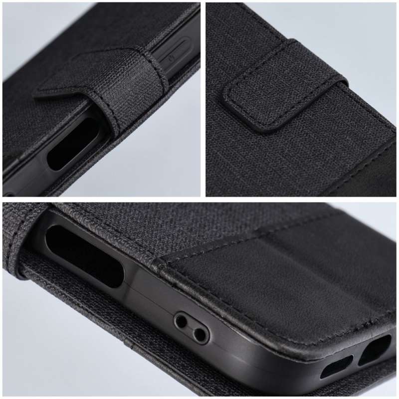 SPOTT-GR Gomma Book Case - Θήκη για Xiaomi Redmi Note 15 5G σε Μαύρο Χρώμα