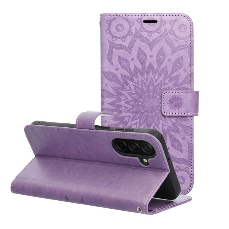 SPOTT-GR Mezzo Book Case - Θήκη για Xiaomi Redmi Note 15 Pro Plus 5G (Σχέδιο Flower) σε Μωβ Χρώμα