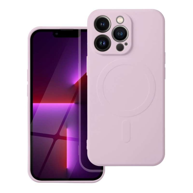 SPOTT-GR Silicone Mag Case - Θήκη Σιλικόνης με Υποστήριξη MagSafe για Samsung Galaxy A27 σε Ροζ Χρώμα