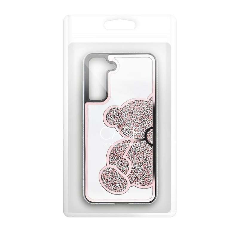 SPOTT-GR Teddy Bear Case - Θήκη με Σχέδιο Αρκουδάκι για Samsung Galaxy A27 5G σε Ροζ Χρώμα