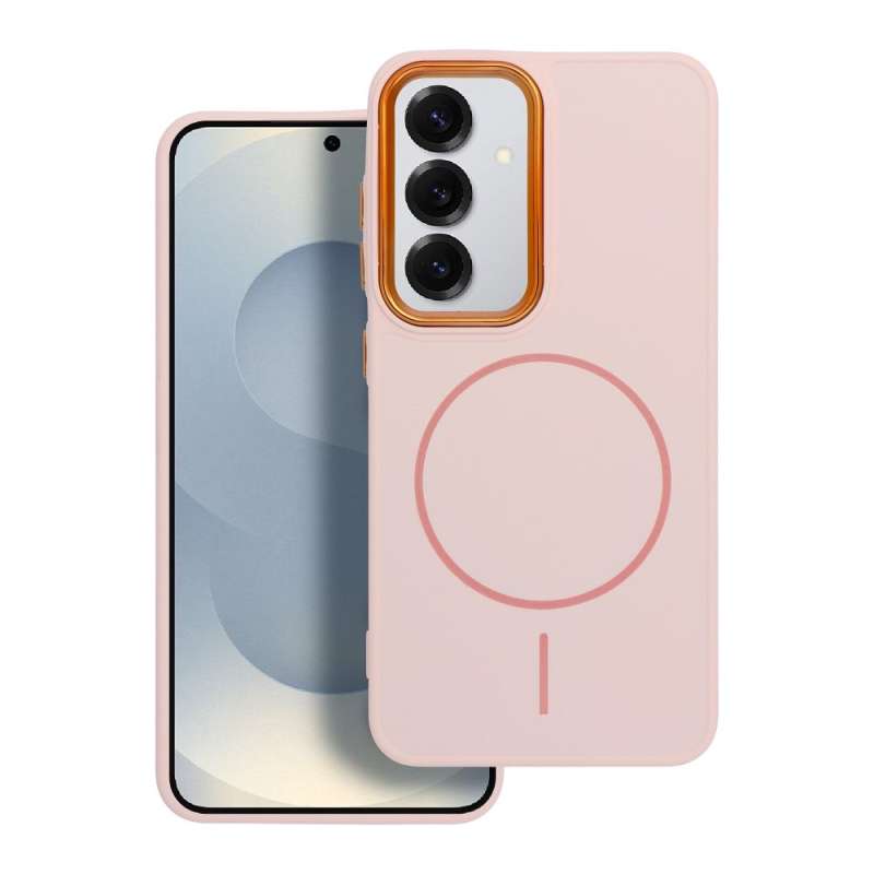 SPOTT-GR Frame Mag Case - Θήκη με Υποστήριξη MagSafe για Samsung Galaxy A27 σε Ροζ Χρώμα