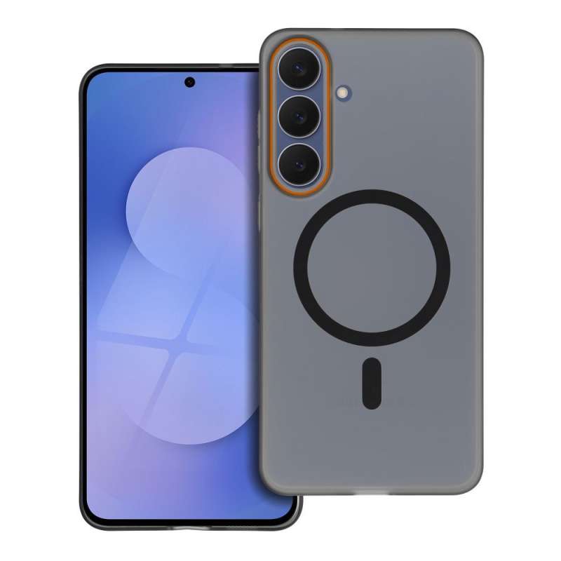 SPOTT-GR Go Orange! - Θήκη με Υποστήριξη MagSafe για Samsung Galaxy A27 σε Μαύρο Χρώμα