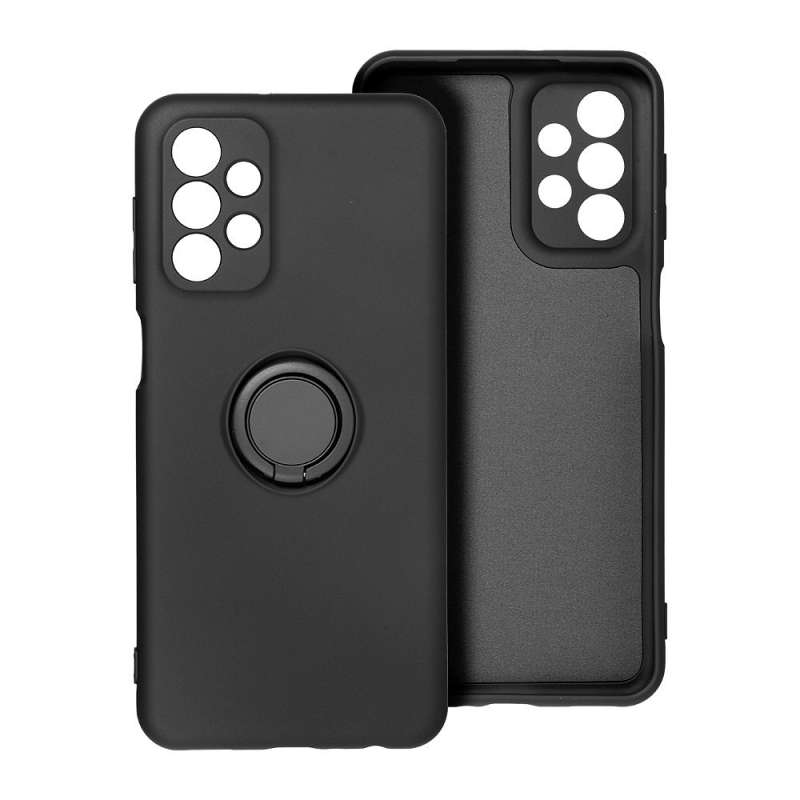 SPOTT-GR Silicone Ring Case - Θήκη για Samsung Galaxy A27 5G σε Μαύρο Χρώμα