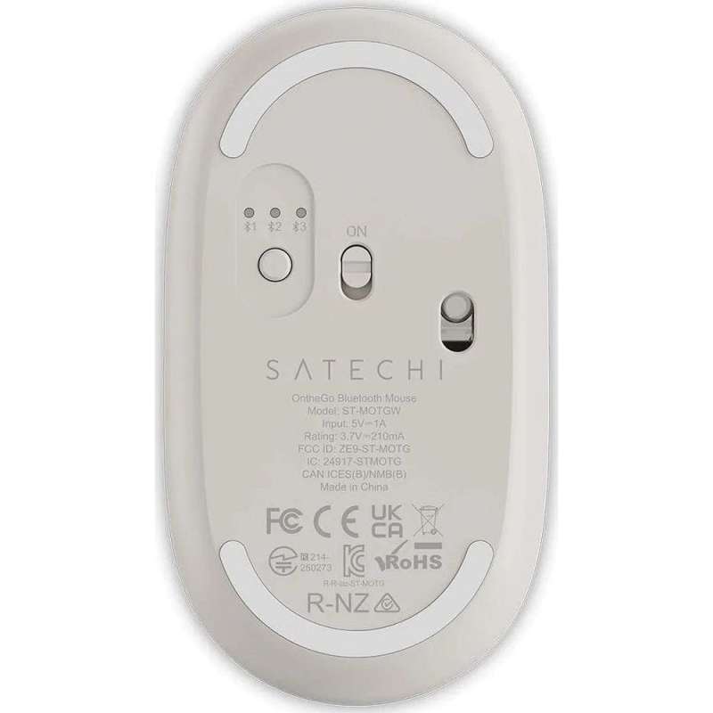SPOTT-GR Satechi Onthego - Ασύρματο Ποντίκι 2.4G 2400 dpi σε Μπεζ Χρώμα (ST-MOTGW)
