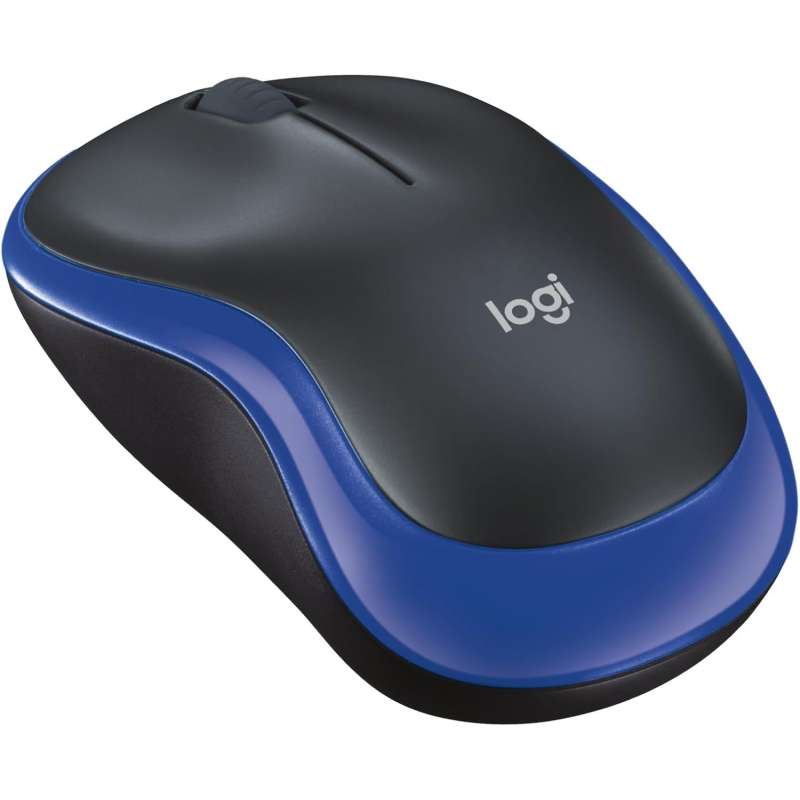 SPOTT-GR Logitech M185 - Ασύρματο Ποντίκι 2.4G 1000 DPI σε Μπλε / Μαύρο Χρώμα