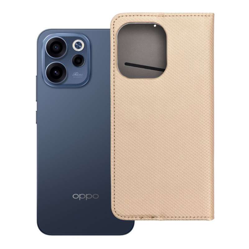 SPOTT-GR Smart Book Case - Θήκη για OPPO Reno 15 σε Χρυσό Χρώμα