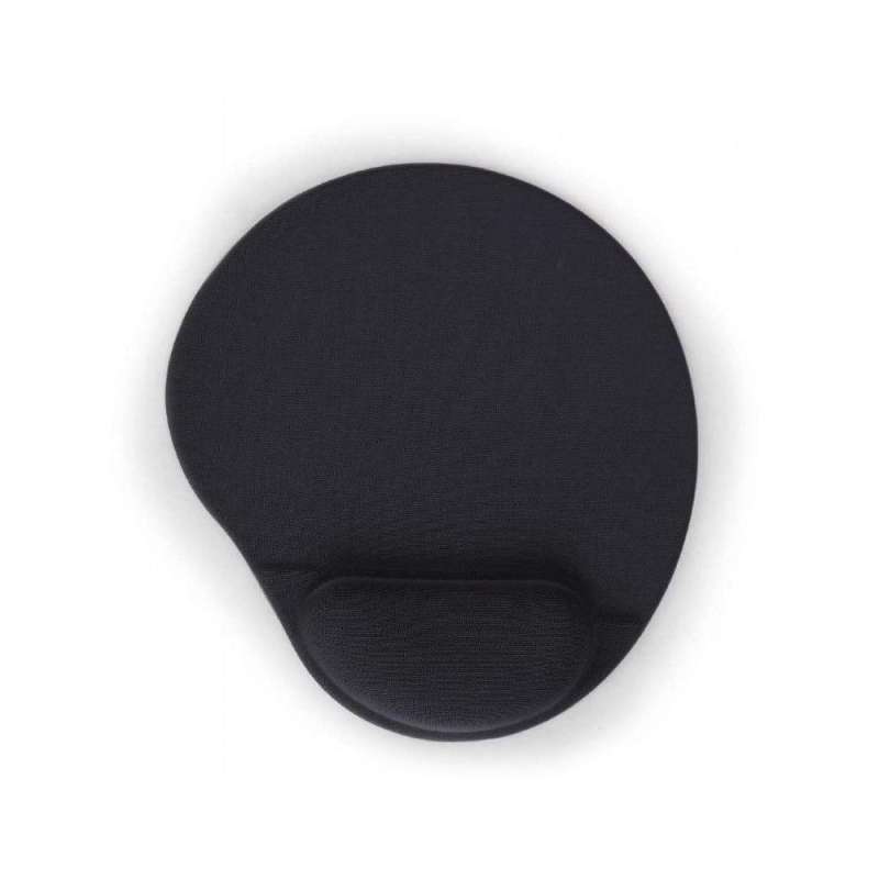 SPOTT-GR Mousepad MP-GEL-Black - Mousepad με Εργονομικό Μαξιλαράκι Καρπού (Μέγεθος 260 x 220) σε Μαύρο Χρώμα