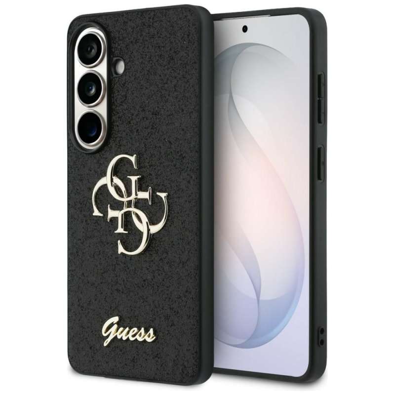 SPOTT-GR GUESS - Θήκη for Samsung Galaxy S26 (Fixed Glitter 4G Big Metal Logo) σε Μαύρο Χρώμα
