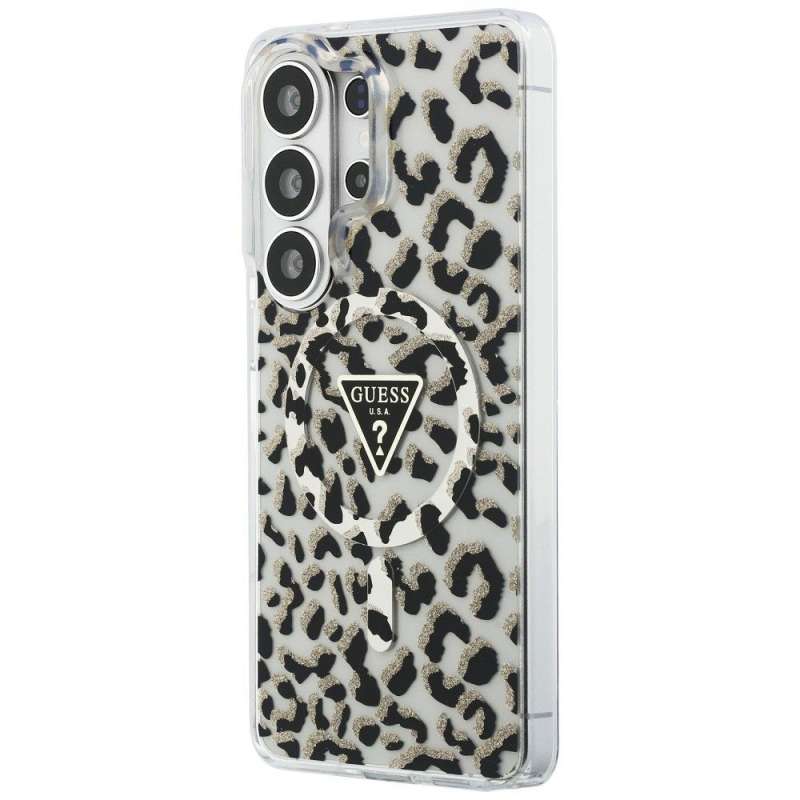 SPOTT-GR GUESS - Θήκη για Samsung Galaxy S26 Ultra (Magnetic IML Leopard Print Triangle) σε Μαύρο Χρώμα