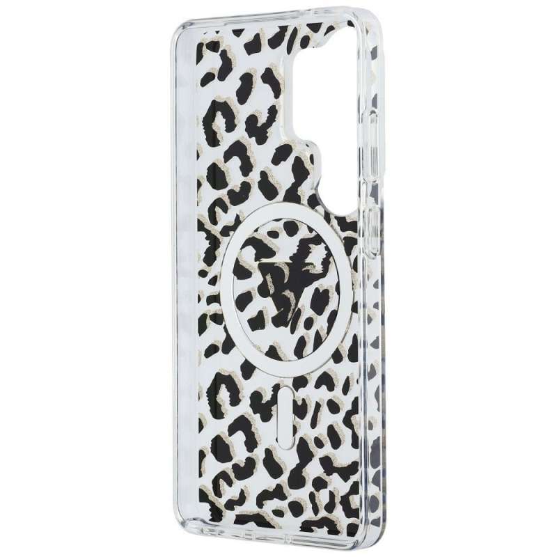 SPOTT-GR GUESS - Θήκη για Samsung Galaxy S26 Ultra (Magnetic IML Leopard Print Triangle) σε Μαύρο Χρώμα