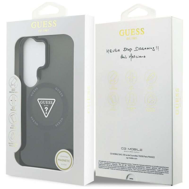 SPOTT-GR GUESS - Θήκη για Samsung Galaxy S26 Ultra (Magnetic IML Gradient Triangle) σε Μαύρο Χρώμα