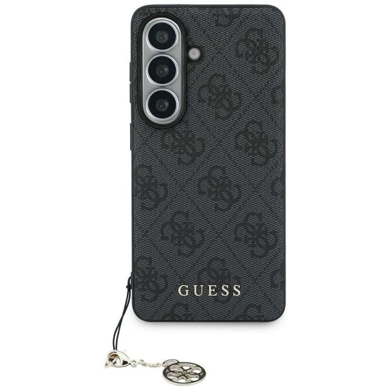 SPOTT-GR GUESS - Θήκη για Samsung Galaxy S26 (PU 4G Classic Logo with Charm) σε Μαύρο Χρώμα