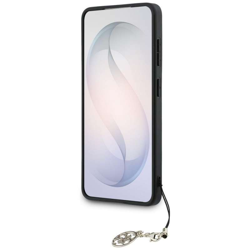 SPOTT-GR GUESS - Θήκη για Samsung Galaxy S26 (PU 4G Classic Logo with Charm) σε Μαύρο Χρώμα