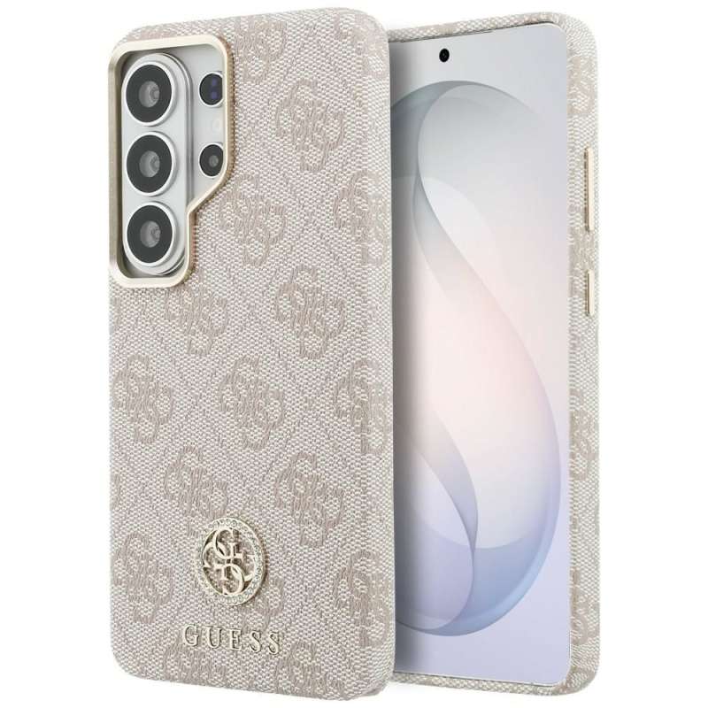 SPOTT-GR GUESS - Θήκη για Samsung Galaxy S26 Ultra (4G Rhinestone Round Logo MagSafe) σε Ροζ Χρώμα