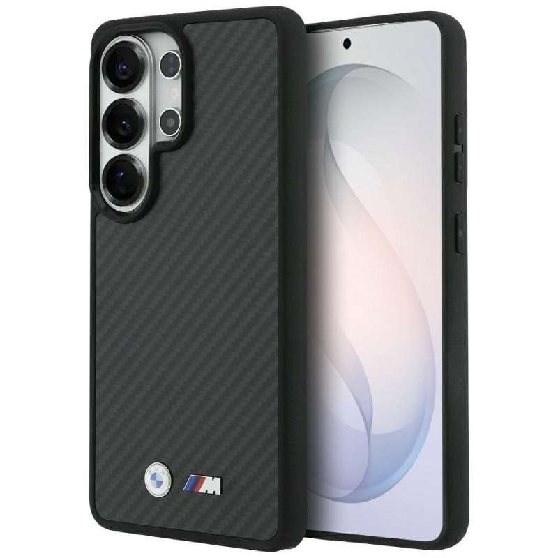 SPOTT-GR Θήκη BMW για Samsung Galaxy S26 Ultra (Magnetic Kevlar W/ Logo) σε Μαύρο Χρώμα