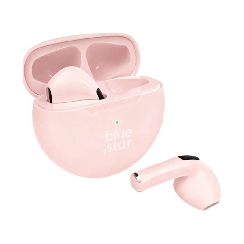 SPOTT-GR Blue Star Circle Beat TX3 - Ασύρματα In-Ear Ακουστικά Bluetooth σε Ροζ Χρώμα