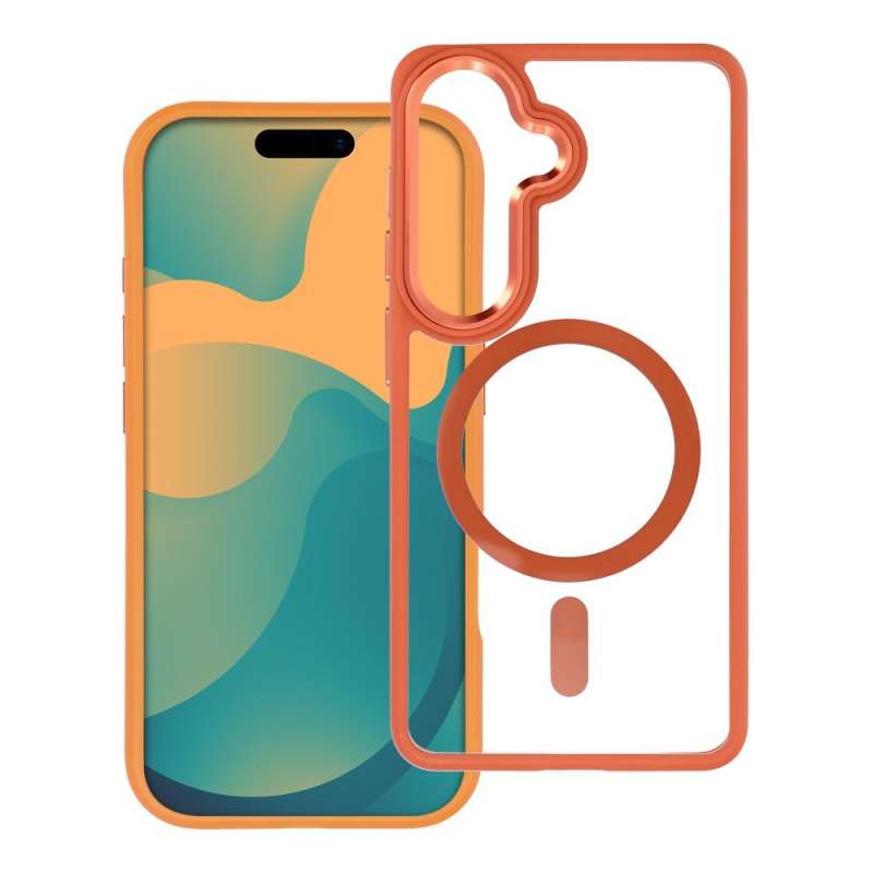 SPOTT-GR Roar Mag Bumper - Θήκη με Υποστήριξη MagSafe για Samsung Galaxy A57 σε Πορτοκαλί Χρώμα