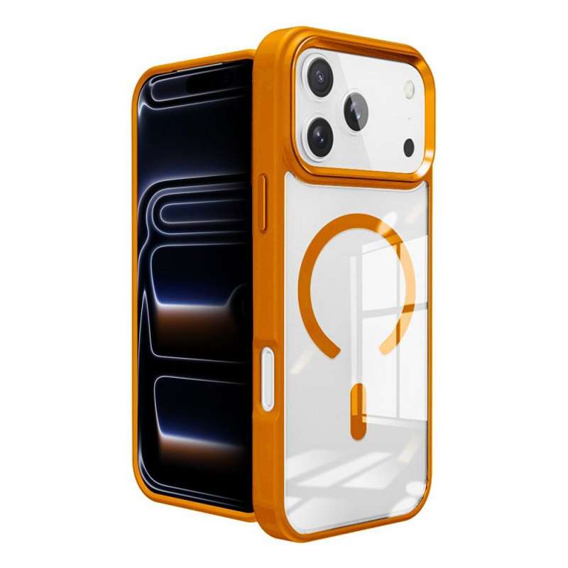 SPOTT-GR Roar Mag Bumper - Θήκη με Υποστήριξη MagSafe για Samsung Galaxy A57 σε Πορτοκαλί Χρώμα