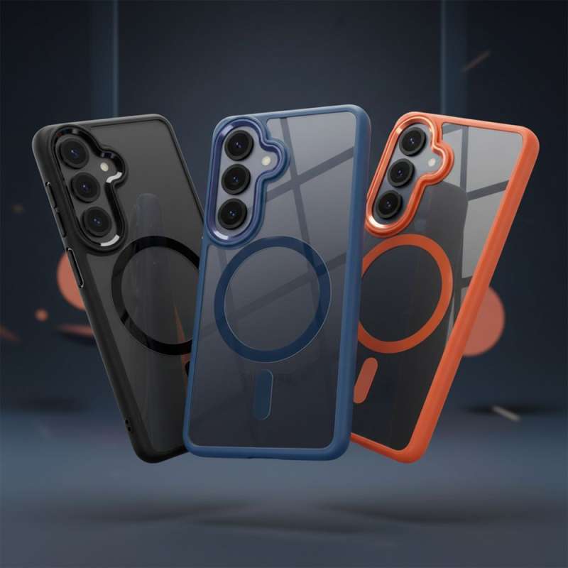 SPOTT-GR Roar Mag Bumper - Θήκη με Υποστήριξη MagSafe για Samsung Galaxy A37 σε Μαύρο Χρώμα