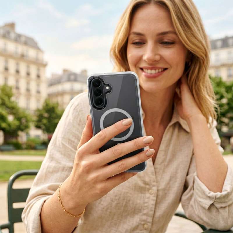 SPOTT-GR Roar Mag Bumper - Θήκη με Υποστήριξη MagSafe για Samsung Galaxy A37 σε Πορτοκαλί Χρώμα