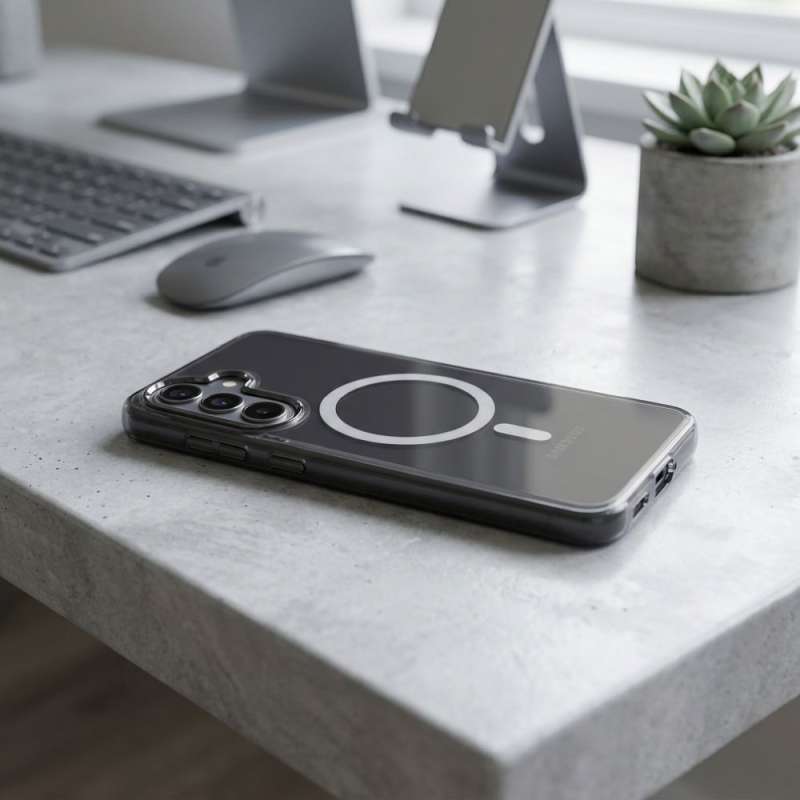 SPOTT-GR Roar Mag Bumper - Θήκη με Υποστήριξη MagSafe για Samsung Galaxy A37 σε Πορτοκαλί Χρώμα
