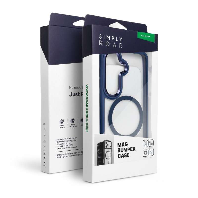 SPOTT-GR Roar Mag Bumper - Θήκη με Υποστήριξη MagSafe για Samsung Galaxy A57 σε Μπλε Χρώμα
