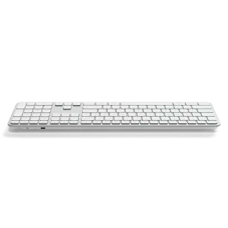 SPOTT-GR Satechi Slim EX3 - Ασύρματο Bluetooth Πληκτρολόγιο QWERTY Συμβατό με Mac σε Ασημί Χρώμα (ST-KEX3S-EN)