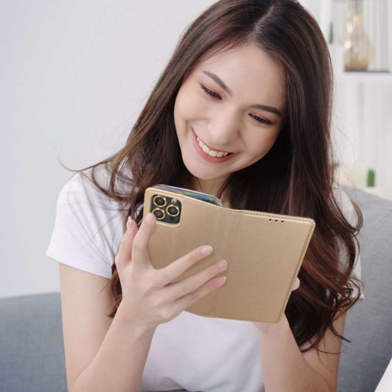 SPOTT-GR Smart Book Case - Θήκη για Realme 16 Pro Plus σε Χρυσό Χρώμα