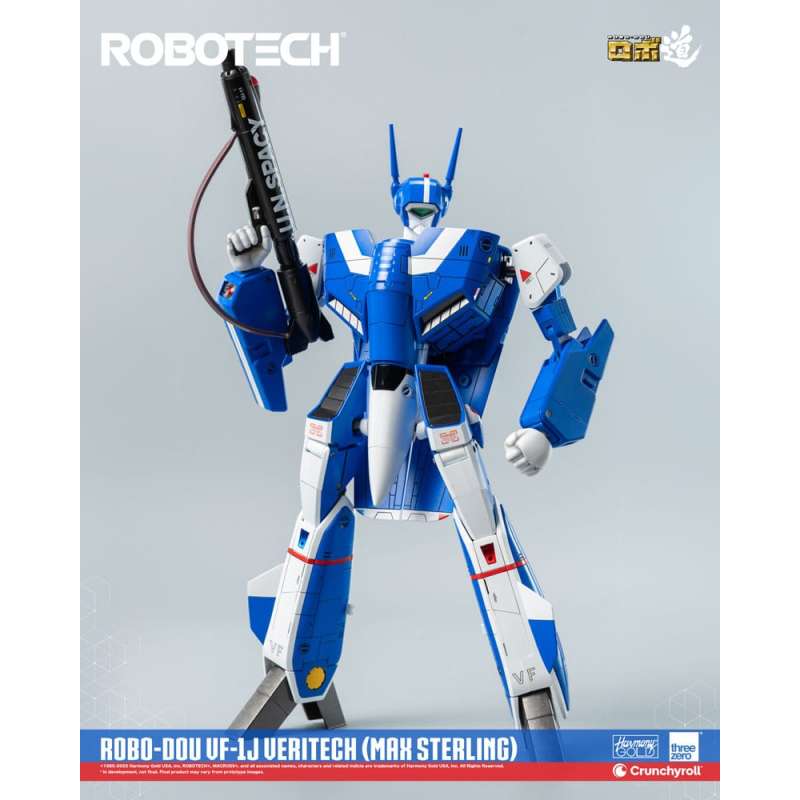 SPOTT-GR Robotech Action Figure ROBO-DOU VF-1J Veritech (Max Sterling) 20 cm