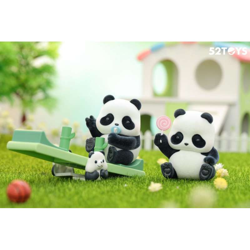 SPOTT-GR Panda Roll Blind Box - Φιγούρες Panda Παιδική Χαρά με Ύψος 7cm (Σετ 8 Τεμαχίων)
