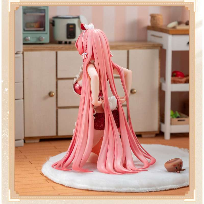 SPOTT-GR Original Character - Φιγούρα (Αναλογία 1/7) White Rabbit Rosu με Ύψος 16cm