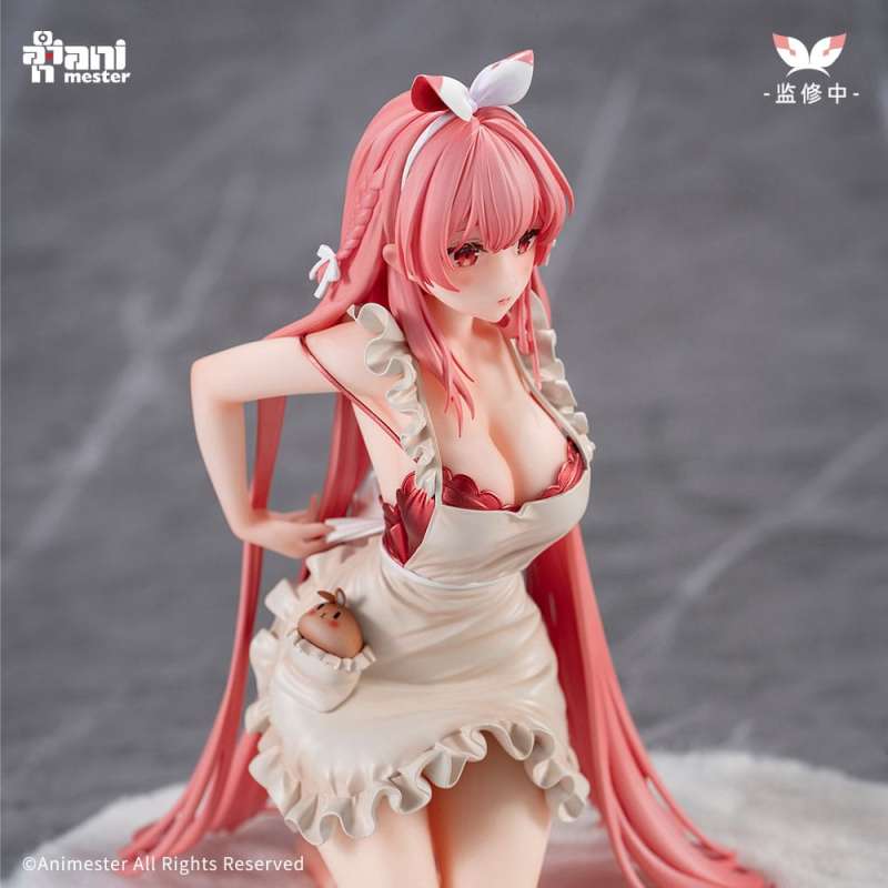 SPOTT-GR Original Character - Φιγούρα (Αναλογία 1/7) White Rabbit Rosu με Ύψος 16cm