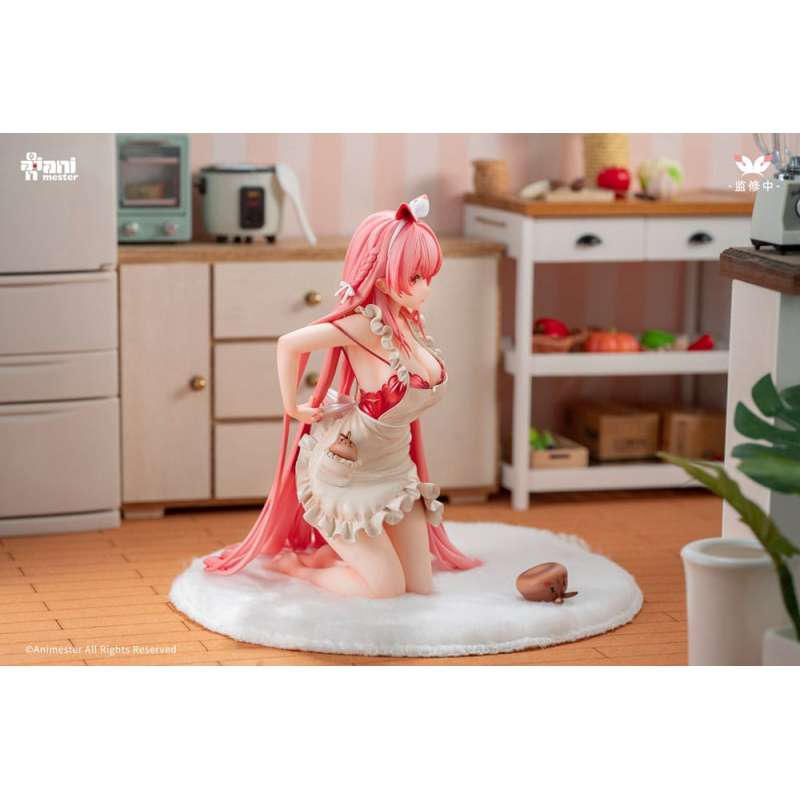 SPOTT-GR Original Character - Φιγούρα (Αναλογία 1/7) White Rabbit Rosu με Ύψος 16cm