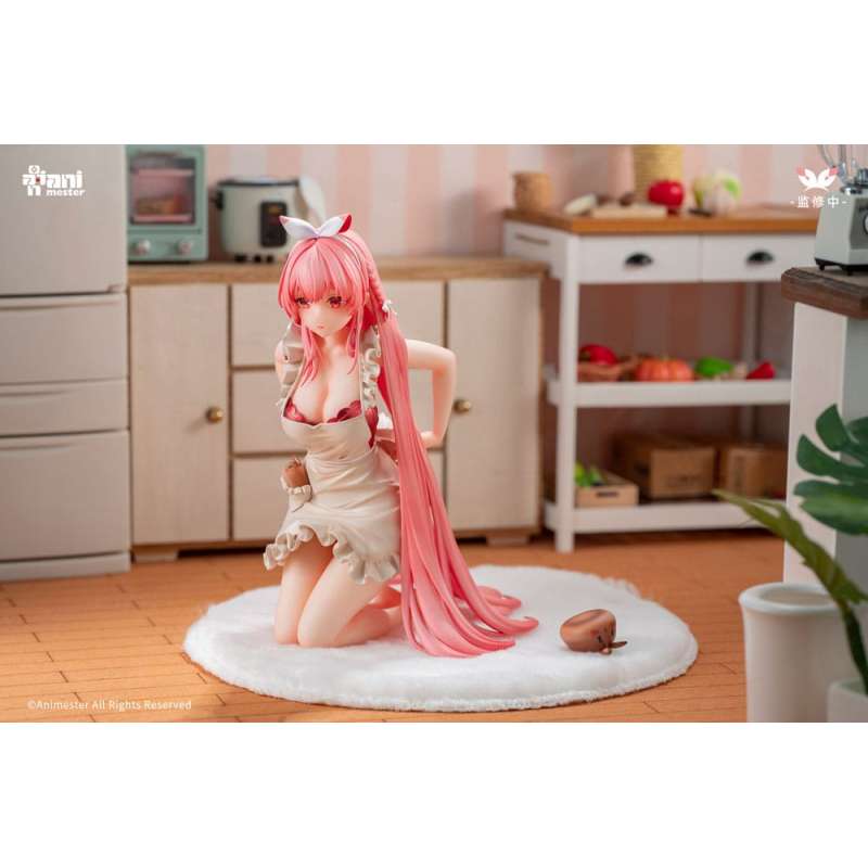 SPOTT-GR Original Character - Φιγούρα (Αναλογία 1/7) White Rabbit Rosu με Ύψος 16cm