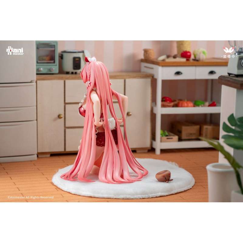 SPOTT-GR Original Character - Φιγούρα (Αναλογία 1/7) White Rabbit Rosu με Ύψος 16cm