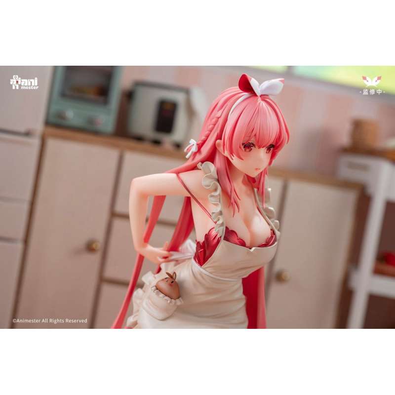 SPOTT-GR Original Character - Φιγούρα (Αναλογία 1/7) White Rabbit Rosu με Ύψος 16cm