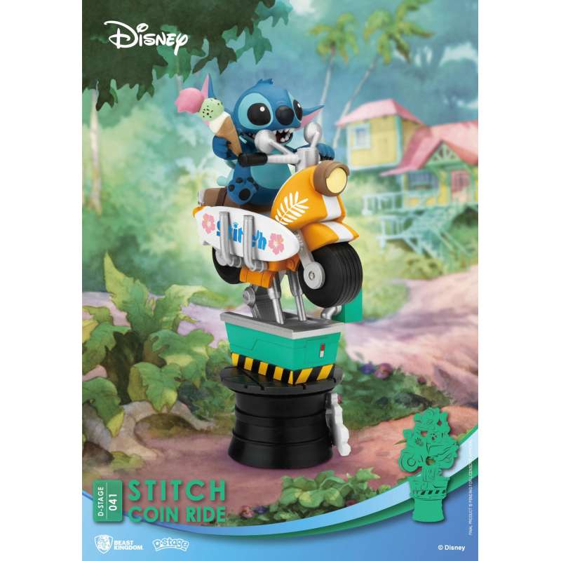 SPOTT-GR Disney D-Stage - Διόραμα PVC Στιτς Coin Ride με Ύψος 16cm