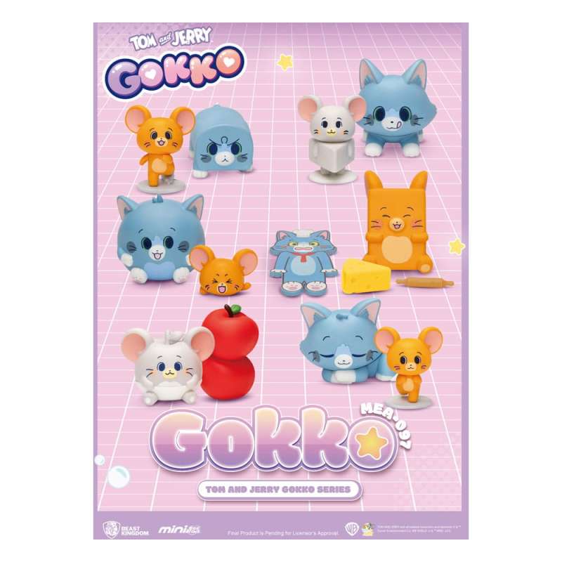 SPOTT-GR Φιγούρες Tom & Jerry Gokko Series Blind Box (Σετ 6 Τεμάχια)