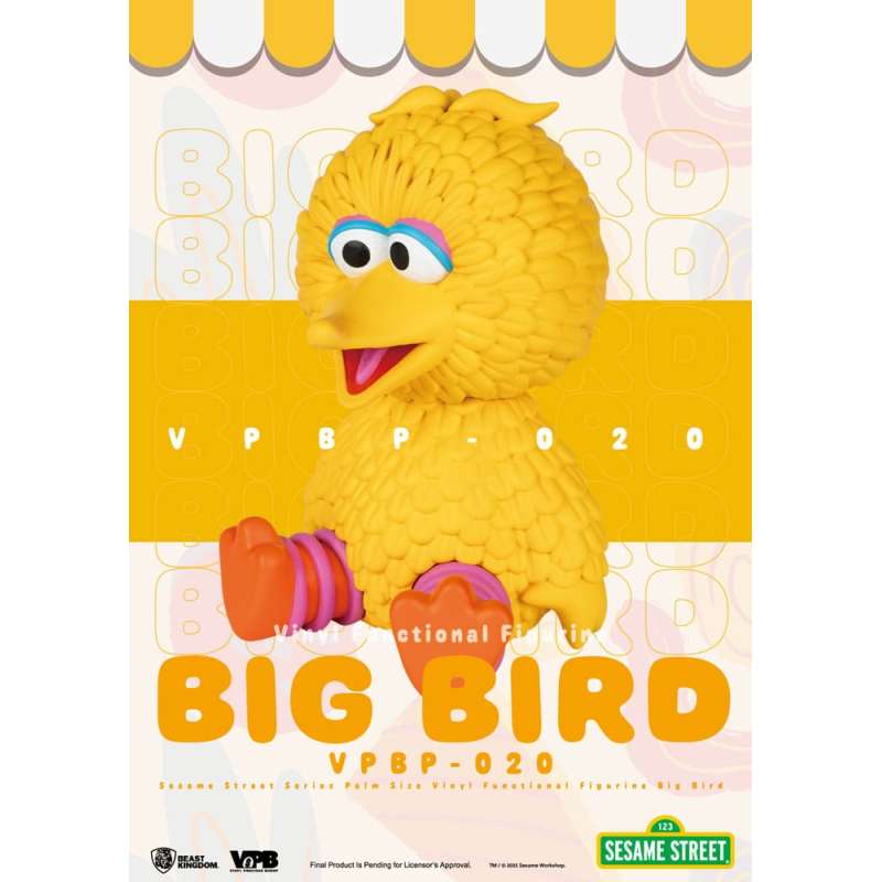 SPOTT-GR Sesame Street - Κουμπαράς Βινυλίου Cookie Monster με Ύψος 12cm σε Κίτρινο Χρώμα