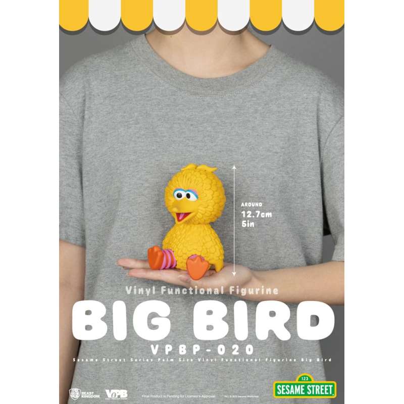 SPOTT-GR Sesame Street - Κουμπαράς Βινυλίου Cookie Monster με Ύψος 12cm σε Κίτρινο Χρώμα