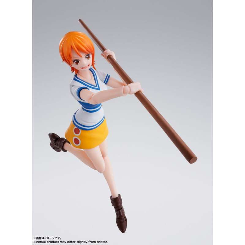 SPOTT-GR One Piece S.H. Figuarts Action Figure Nami Romance Dawn 14 cm