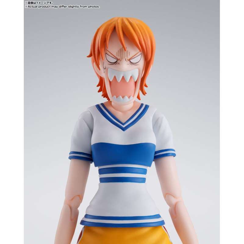 SPOTT-GR One Piece S.H. Figuarts Action Figure Nami Romance Dawn 14 cm