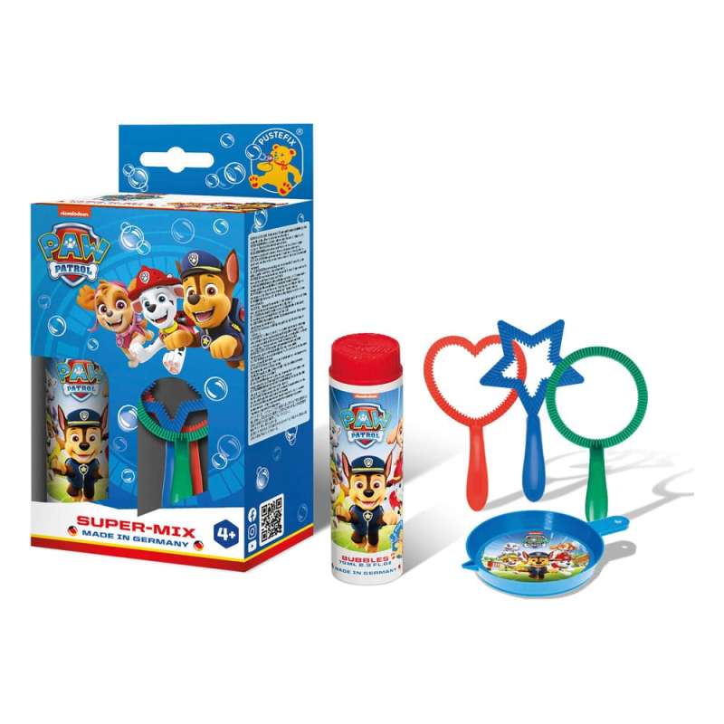 SPOTT-GR Paw Patrol Pustefix - Παιχνίδι με Φούσκες Super-Mix (Σετ 15 Τεμάχια)