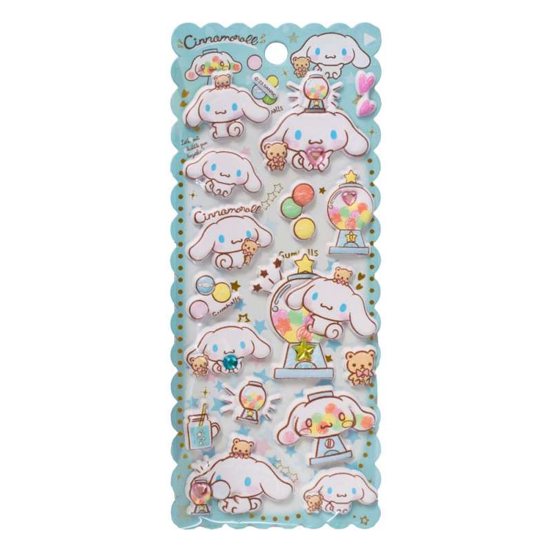 SPOTT-GR Hello Kitty and Friends - Αυτοκόλλητα Cinnamoroll Puffy Σετ (Σετ 20 Τεμάχια)